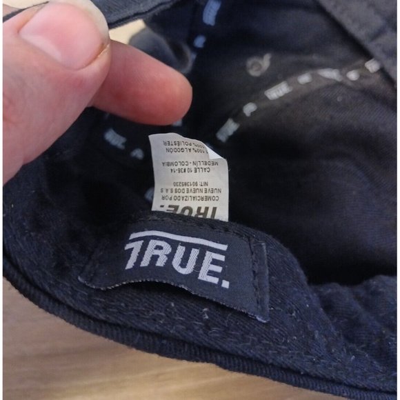 True Tech Black Soft Adjustable Cap Hat - Picture 4 of 4